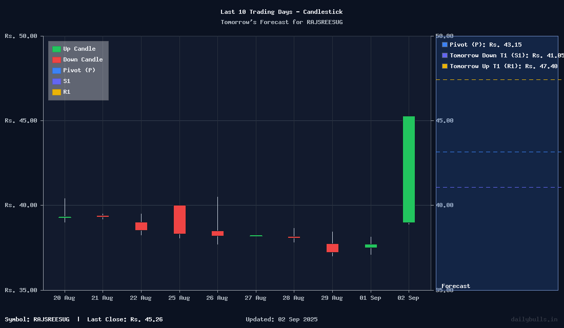 Tomorrow's Price prediction review image for RAJSREESUG