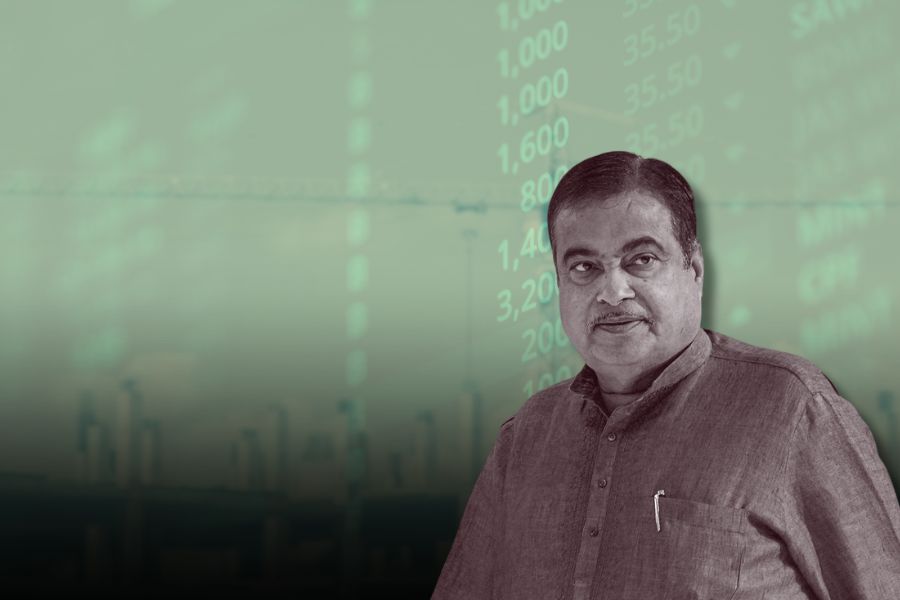 NCC header, with nitin gadkariji