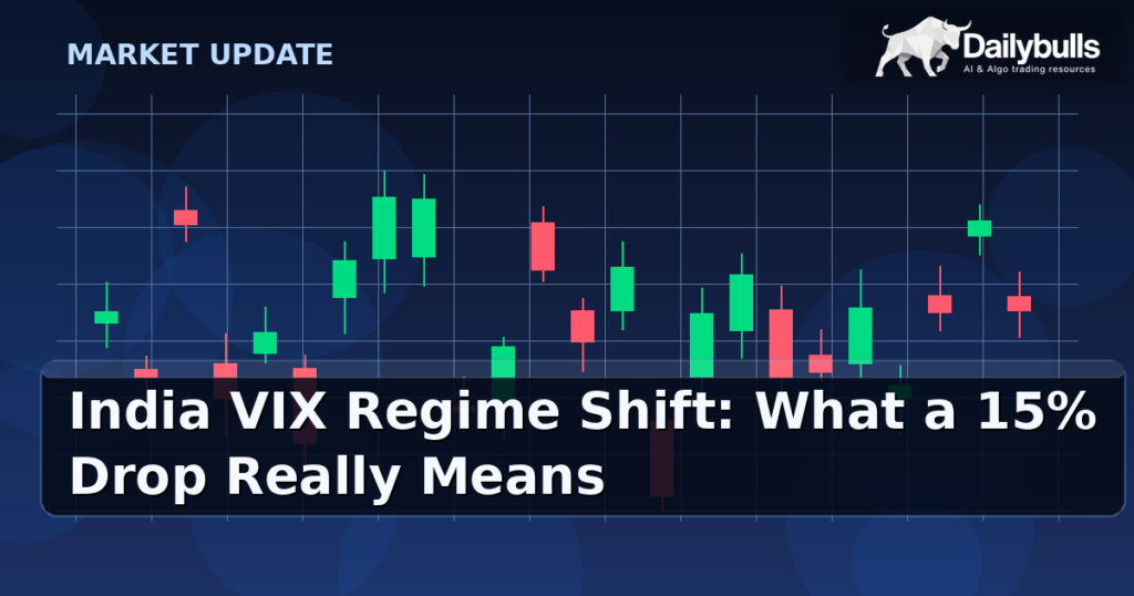 India VIX Regime Shift: What a 15% Drop Really Means (and What It Doesn’t)