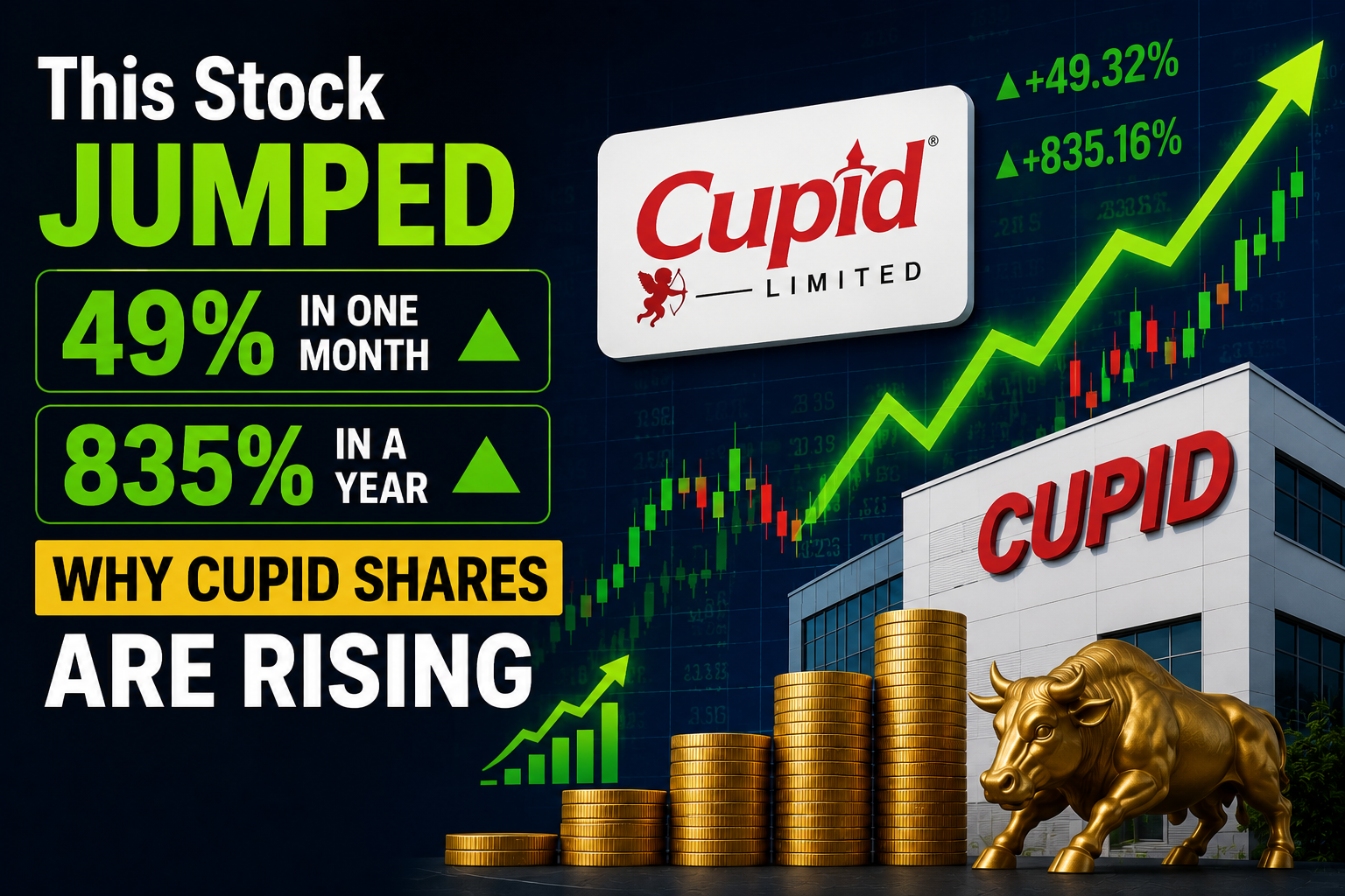 This Stock Jumped 49% in One Month and 835% in a Year: Why Cupid Shares Are Rising